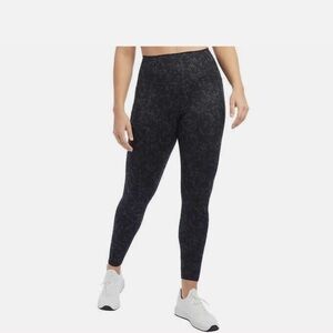 DANSKIN Ladies' Contour Legging, With Side Pockets, Multi (Cascade Print) Large